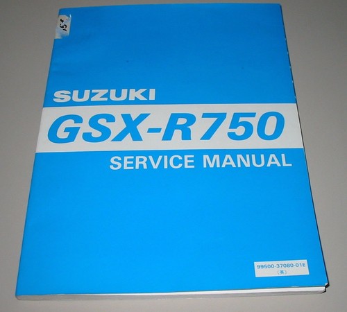 Werkstatthandbuch suzuki gsx - werkstatthandbuch, gsx-r