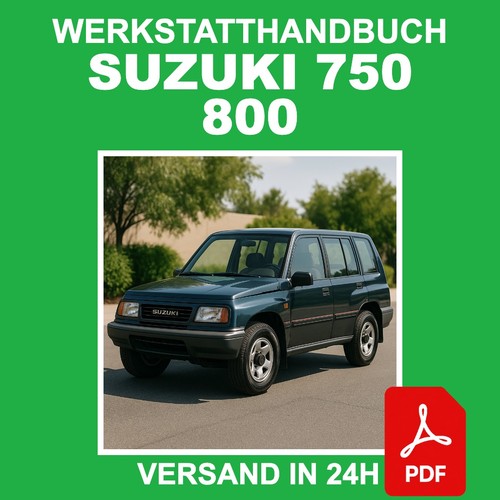 Workshop manual suzuki 750 800 - manual, 750/800