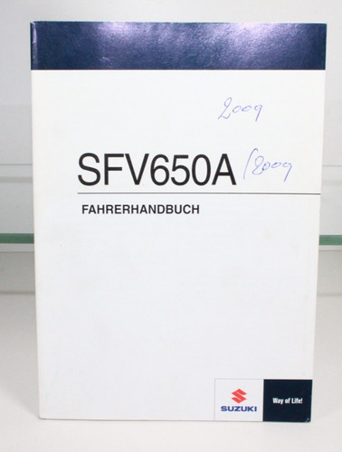 Suzuki sfv650 owners manual - suzuki,
