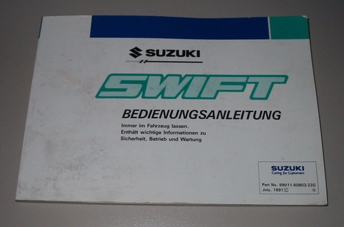 Betriebsanleitung suzuki swift - betriebsanleitung,