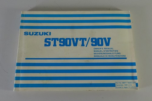 Owners manual suzuki - owners,