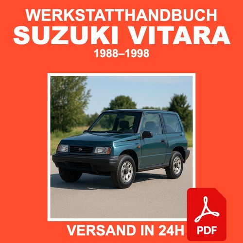 Workshop manual suzuki - suzuki, vitara
