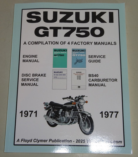 Workshop manual suzuki 750 - workshop,