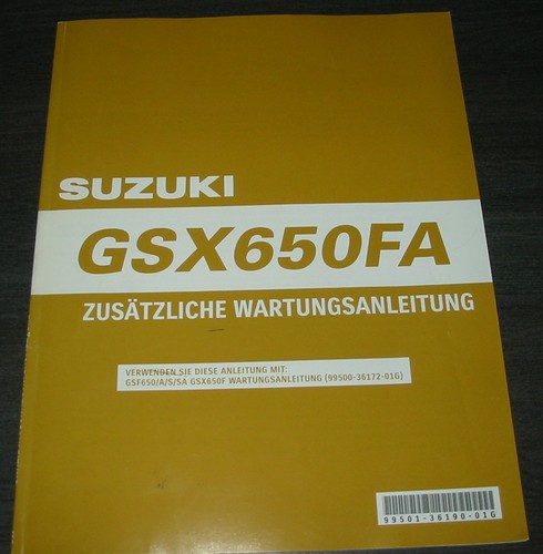Werkstatthandbuch suzuki gsx - suzuki,