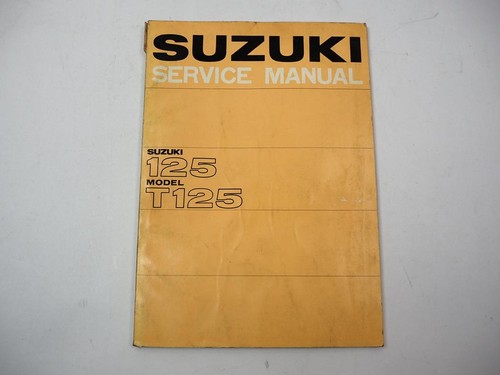Suzuki 125 t125 service manual - suzuki,