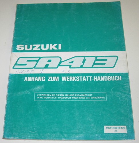 Werkstatthandbuch suzuki swift - suzuki,