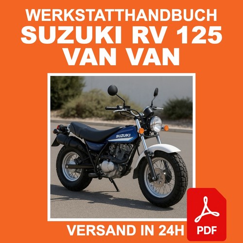 Workshop manual suzuki - rv, 125