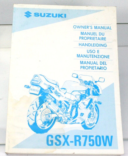 Suzuki gsx 750 r750w - suzuki,