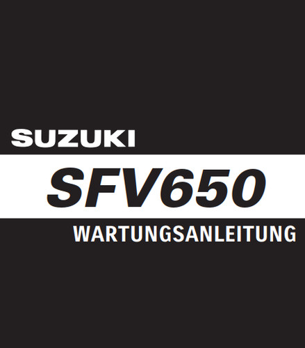 Workshop manual pdf suzuki sfv - workshop,