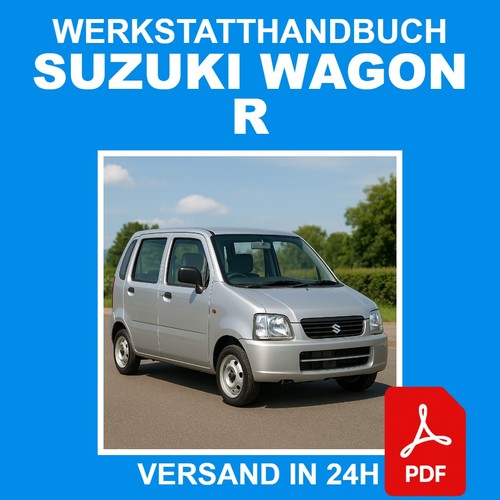 Workshop manual suzuki wagon - workshop,