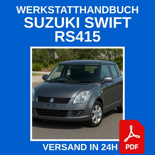 Workshop manual suzuki swift - manual,