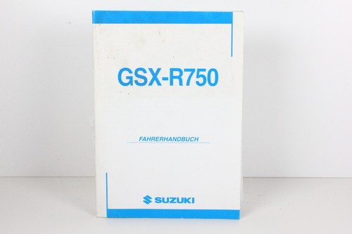 Suzuki gsx r750 owners manual - suzuki,