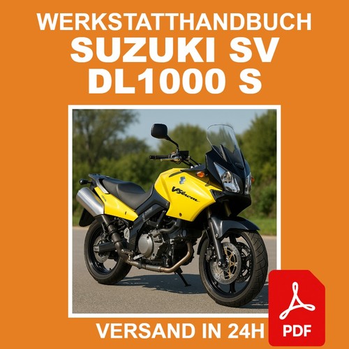 Workshop manual suzuki - manual, sv