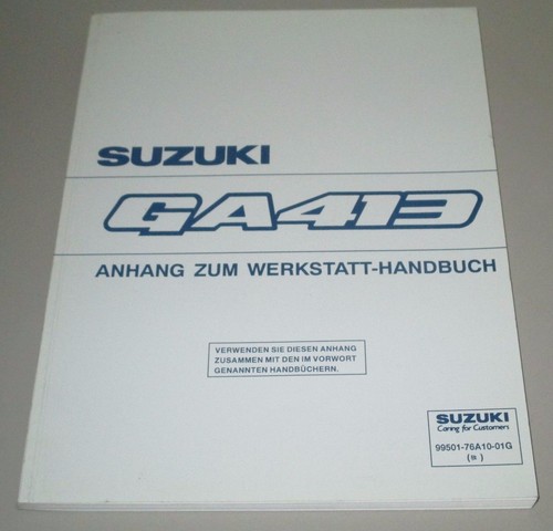 Werkstatthandbuch suzuki carry - suzuki,