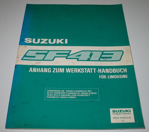 Werkstatthandbuch suzuki - suzuki, sf