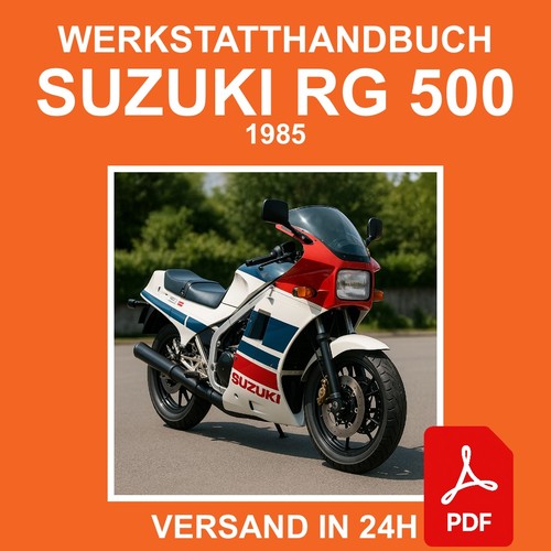 Workshop manual suzuki - rg, 500