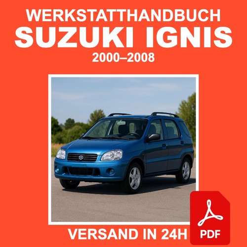 Workshop manual suzuki - manual, ignis