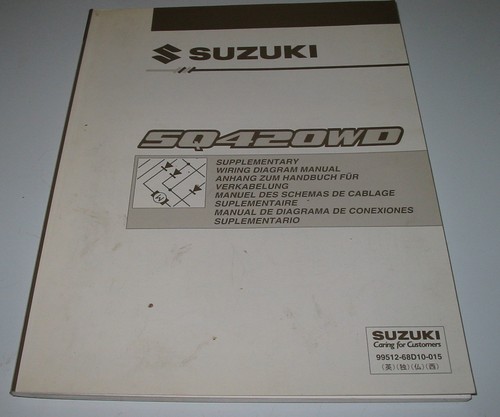 Werkstatthandbuch suzuki - werkstatthandbuch, sq