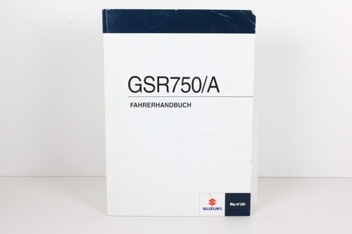 Suzuki gsr750 owners - owners, manual